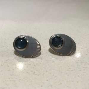 COPY - Vintage Aztec Style Post Earrings Green St…